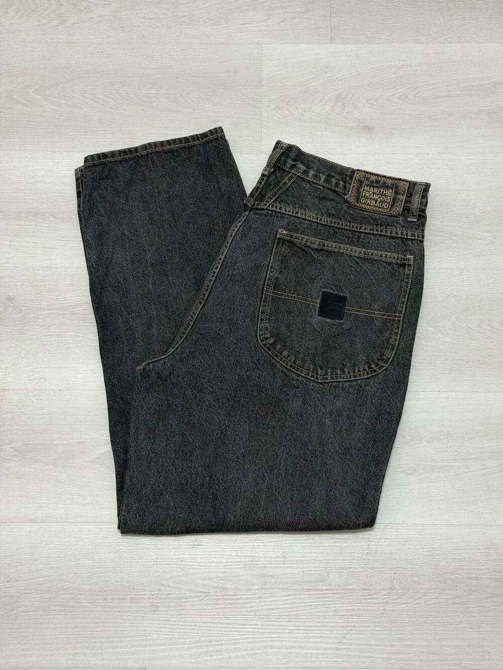 Vintage Y2K Marithe Francois Girbaud Blue Brand X Authentic Fit Baggy Jeans 38 M